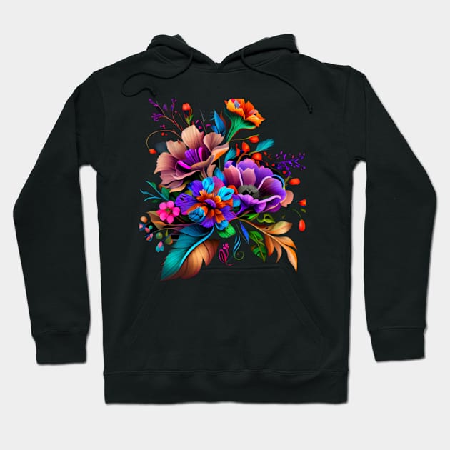Floral Hoodie by Discover Madness